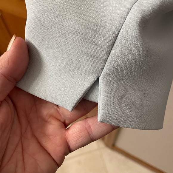 Talbots -Seafoam green ruffled blazer, size 12 - Picture 9 of 10